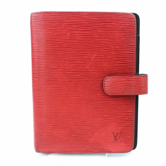 Louis Vuitton Agenda MM Red Epi Diary Cover 10853 - Picture 1 of 8